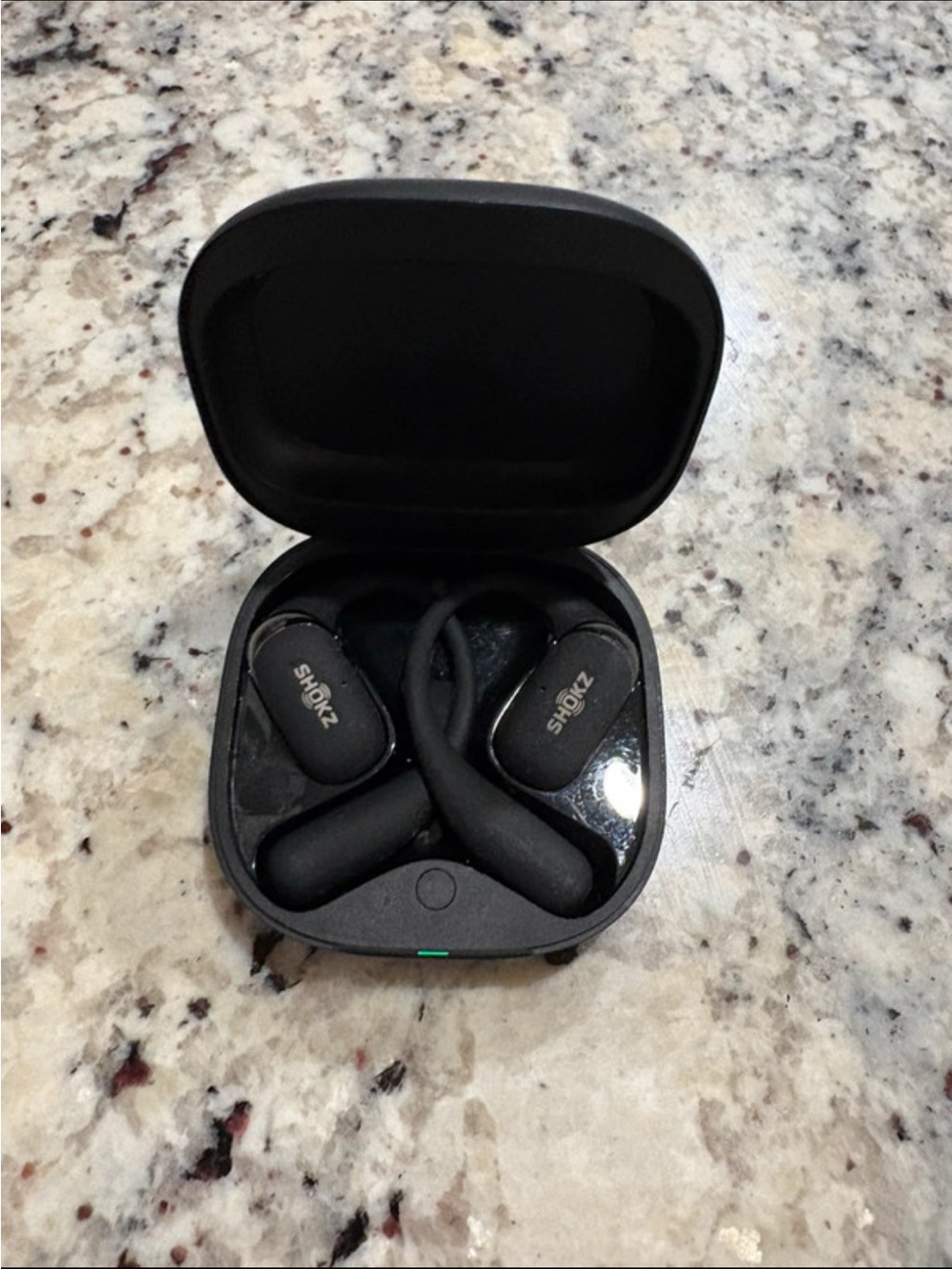 Shokz Open-Ear Wireless Earbuds in Black with Charging Case 2